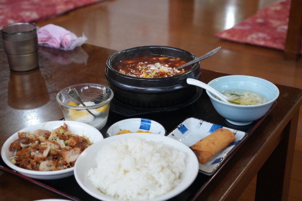 中国台湾料理 福都 筑西店のまぼー豆腐定食の写真