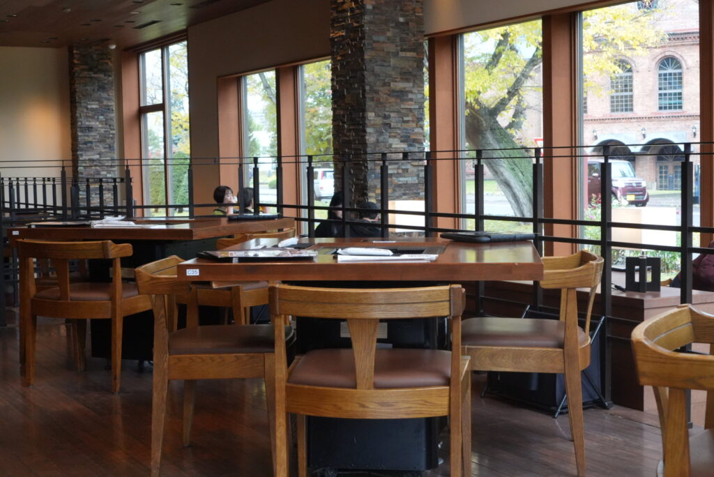 サッポロビール園のガーデングリル