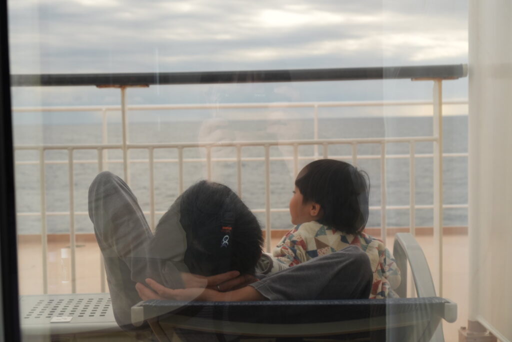 さんふらわあのベランダ