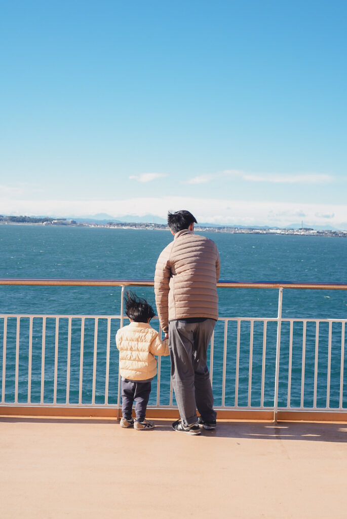 さんふらわあの展望デッキ