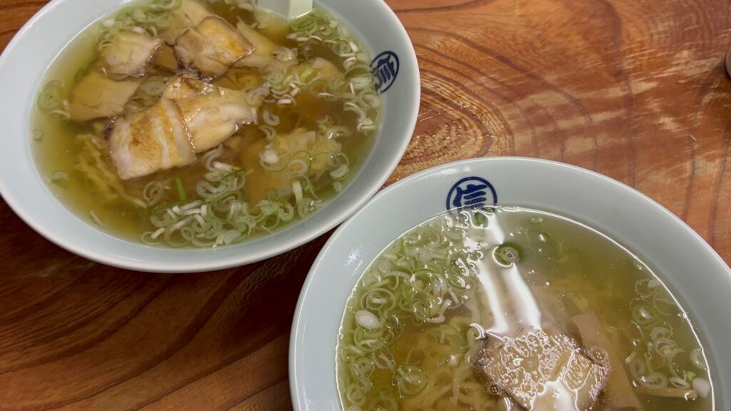 丸信本家のラーメン