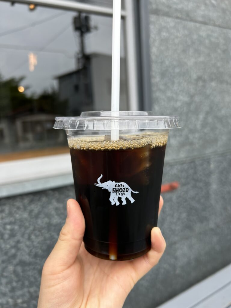 NASU SHOZO CAFEのアイスコーヒー