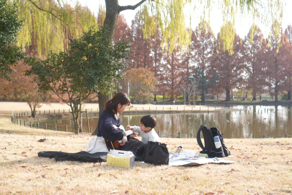 小山運動公園のひょうたん池